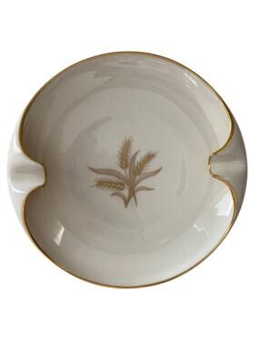 Vintage Lenox Wheat, Harvest 8" ashtray, bone china 1940-1982